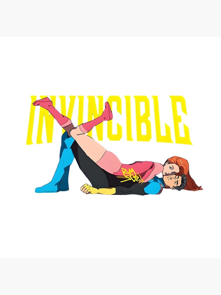 Invincible And Atom Eve Happy Throw Pillow - Image 2
