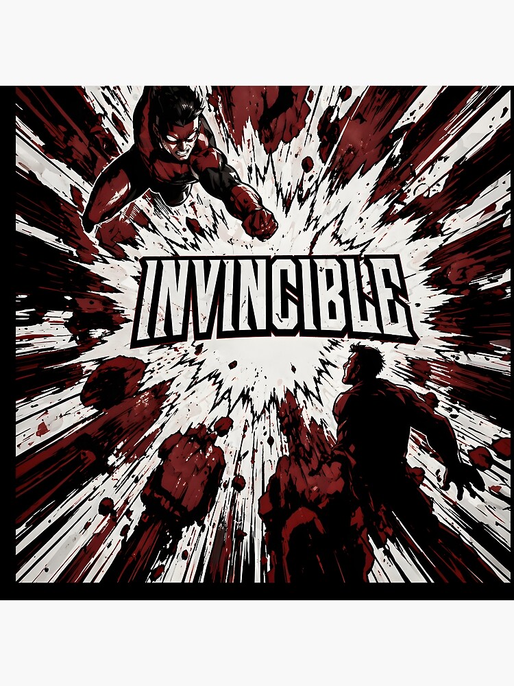 Invincible Logo Throw Pillow - Image 2