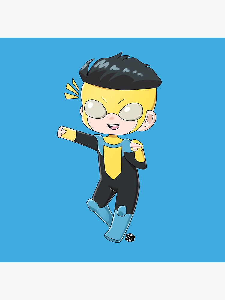 Invincible Chibi Throw Pillow - Image 2