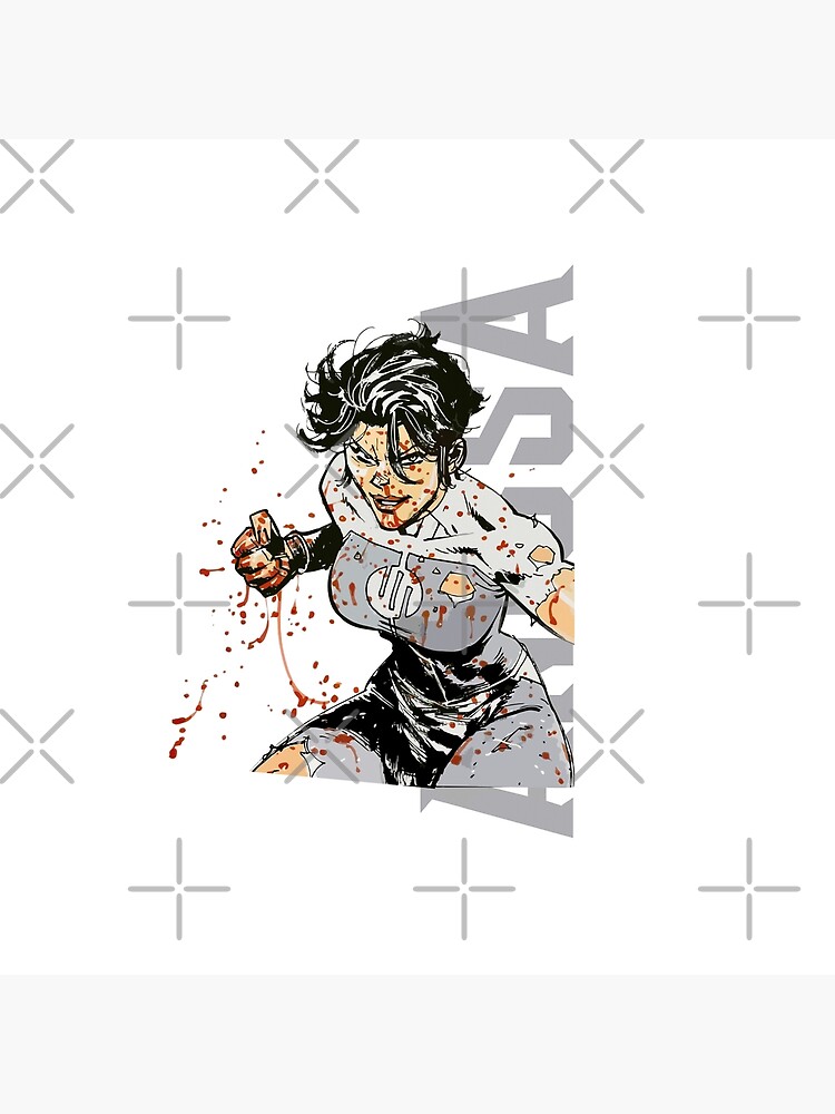 Anissa Invincible In Action Character Design Throw Pillow - Image 2