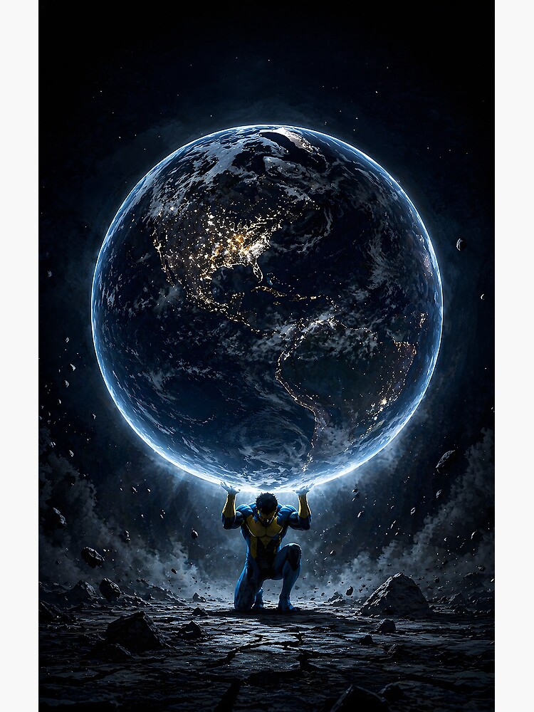 Invincible Earth Shower Curtain - Image 2