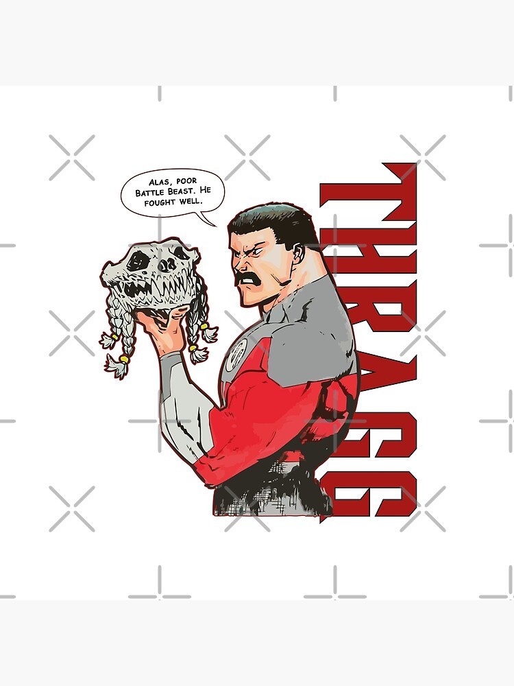 Invincible Thragg Comic Anime T Shirt Tapestry - Image 2