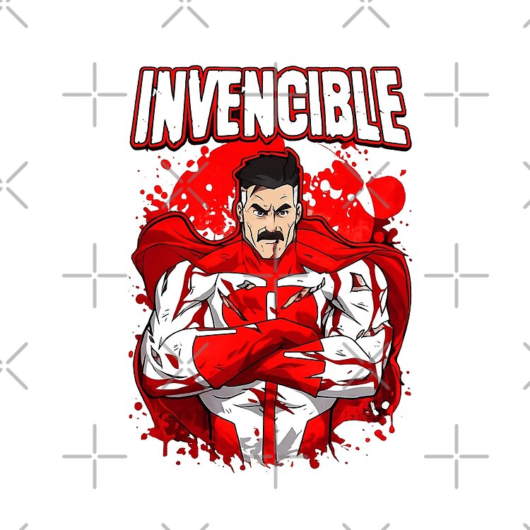 Invincible Hero Blood Art Omni Man Tote Bag - Image 2
