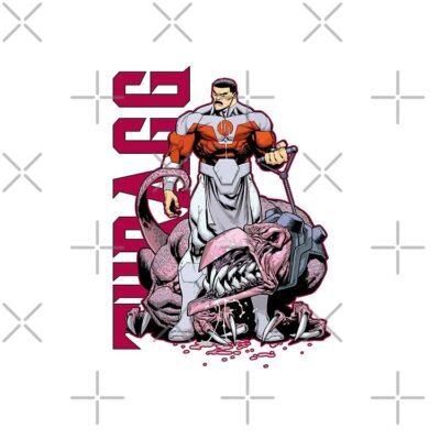 Alternative view of Thragg Invincible Character Design With Creature Tote Bag