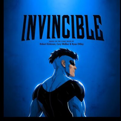 Alternative view of Invincible Blue Background Tote Bag