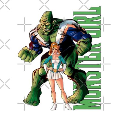 Alternative view of Monster Girl Invincible Design Female Superhero Comic Art Kaiju Power Style Invincible Series T Shirt And Merch Tote Bag