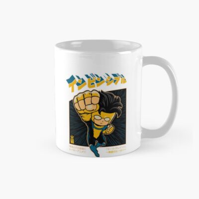 Invincible Chibi Anime Design Mark Grayson Cute Style Japanese Retro Comic Art Kawaii Superhero T Shirt And Merch Mug