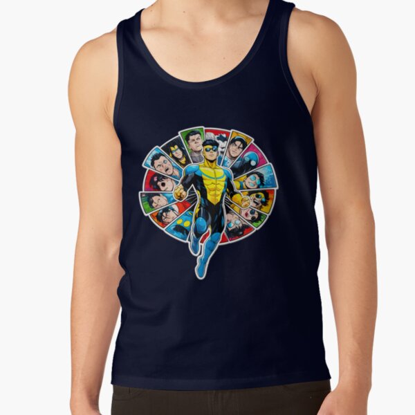Invincible Sqare Characters Tank Top - Image 5