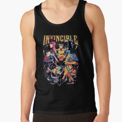 Invincible Mark Superhero Comic Book Tank Top