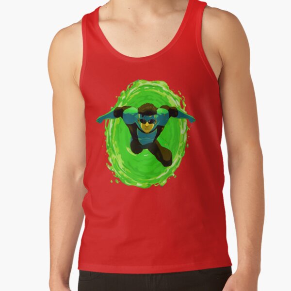Invincible Green Design Tank Top - Image 4