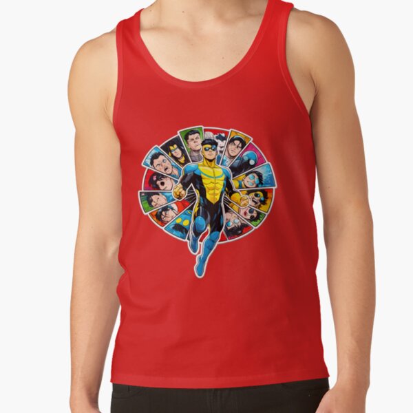 Invincible Sqare Characters Tank Top - Image 4