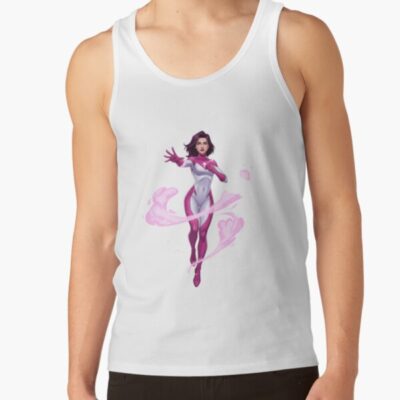 Alternative view of Atom Eve Energy And Elegance Fanart In A Tv Series Style Tank Top