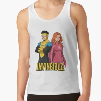 Invincible And Atom Eve Dynamic Comic Duo Artwork Tank Top