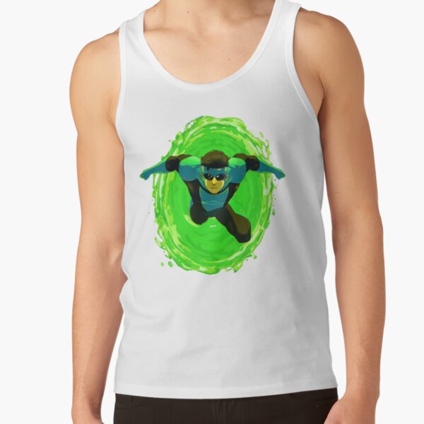 Invincible Green Design Tank Top - Image 2