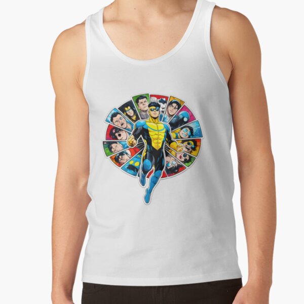 Invincible Sqare Characters Tank Top - Image 2