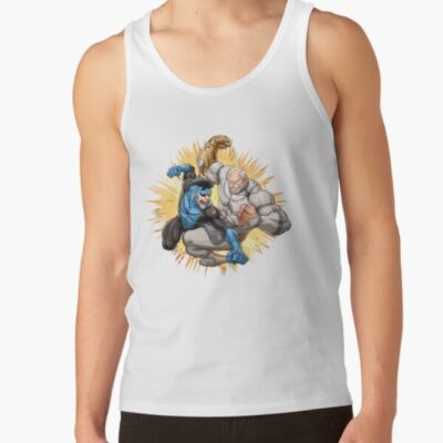 Invincible Vs Conquest Comic Book Fight Design Tank Top