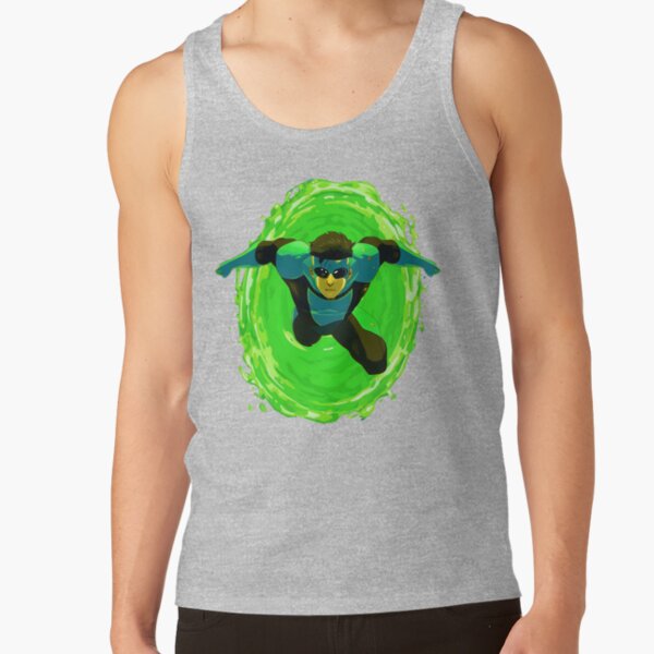 Invincible Green Design Tank Top - Image 3