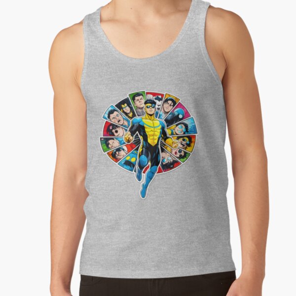 Invincible Sqare Characters Tank Top - Image 3