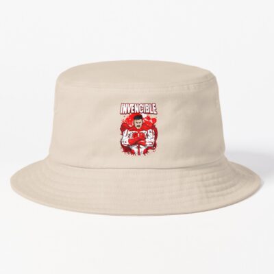 Invincible Hero Blood Art Omni Man Bucket Hat