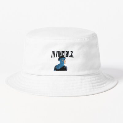 Invincible Black Text Bucket Hat