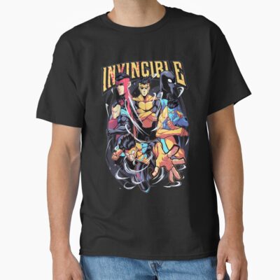 Invincible Mark Superhero Comic Book T-shirt