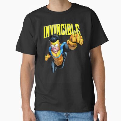 Alternative view of Invincible Comic Anime T-shirt