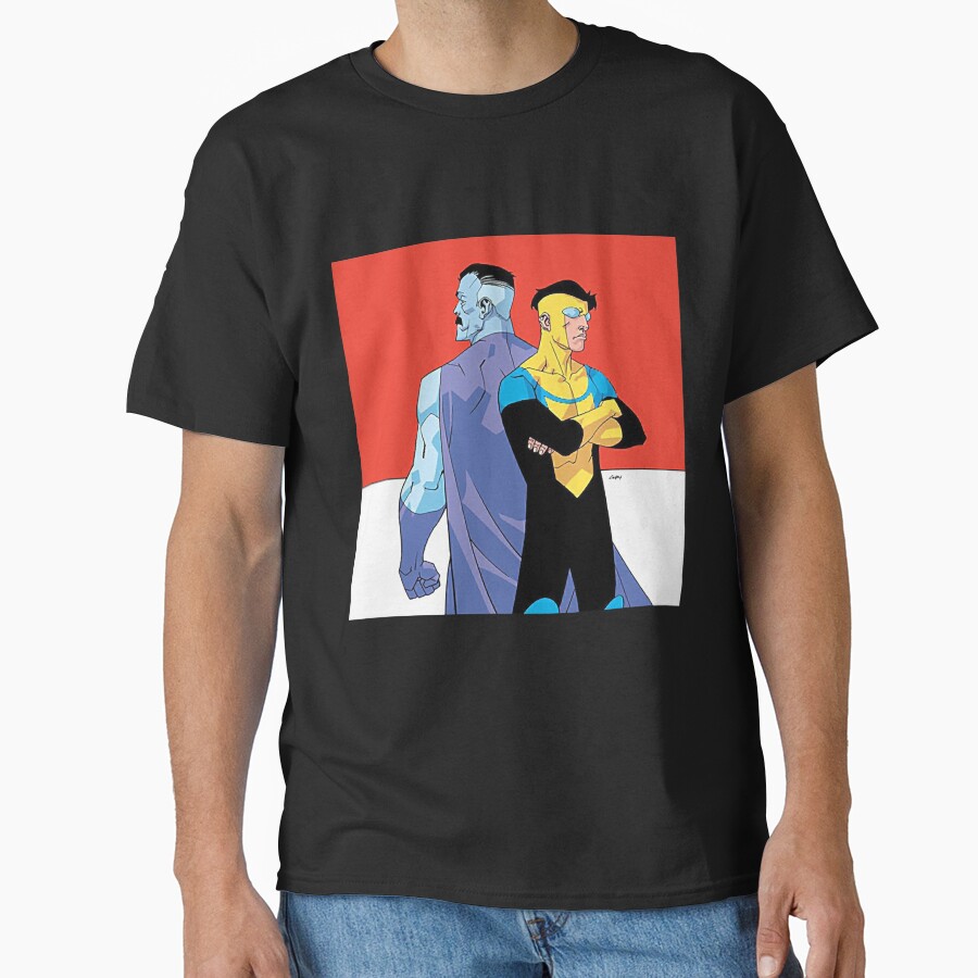 Omniman Superhero Viltrum Invincible Comic Comic T-shirt - Image 2