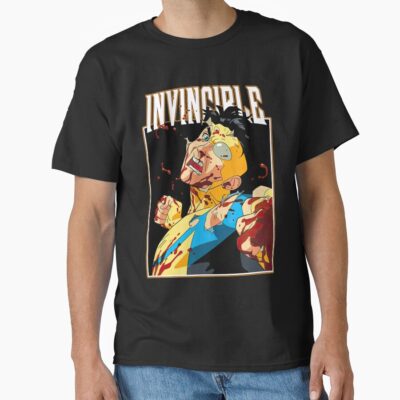 New Invincible Battle Damaged Mark T-shirt