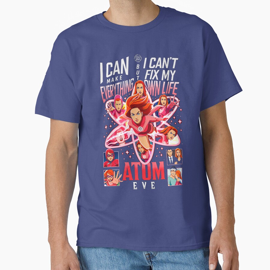 Atom Eve Flower T-shirt - Image 4