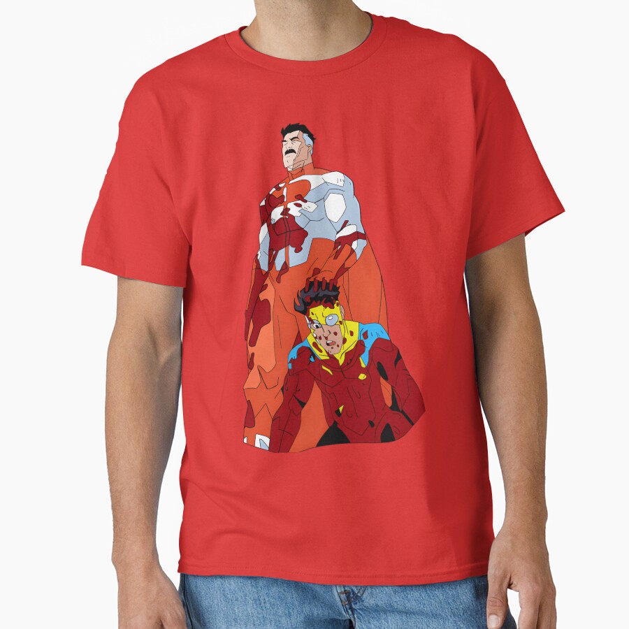 Superhero Father Vintage Son Cartoon Parody Comic T-shirt - Image 5