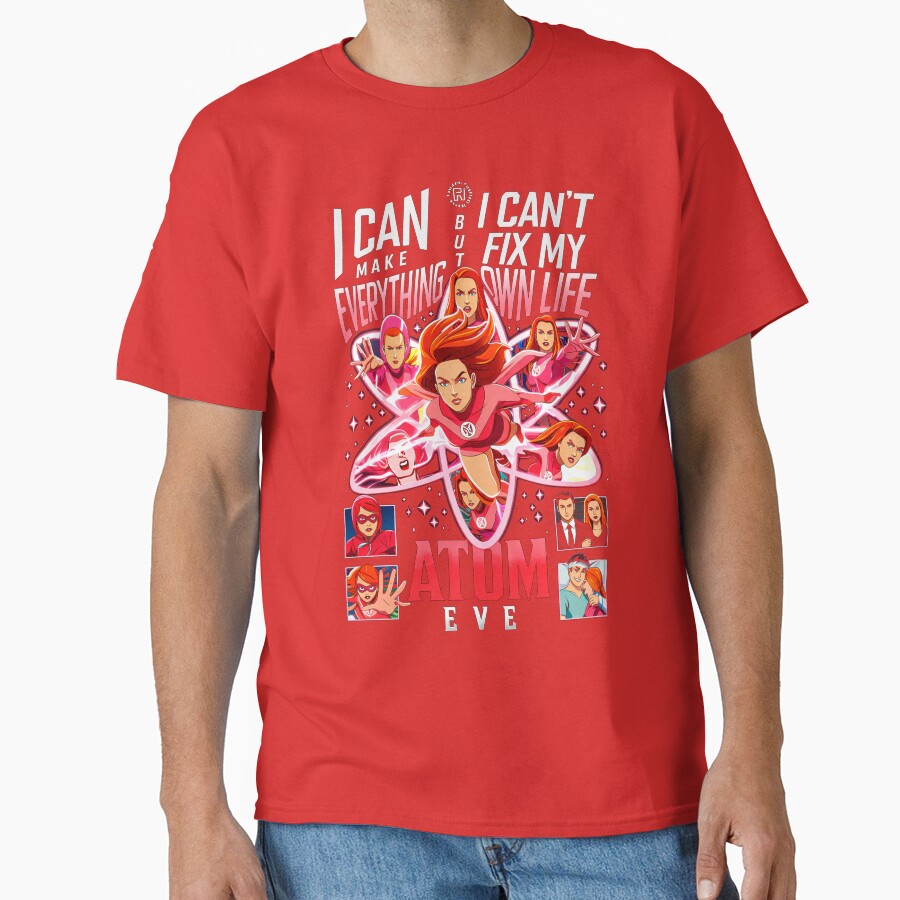 Atom Eve Flower T-shirt - Image 5
