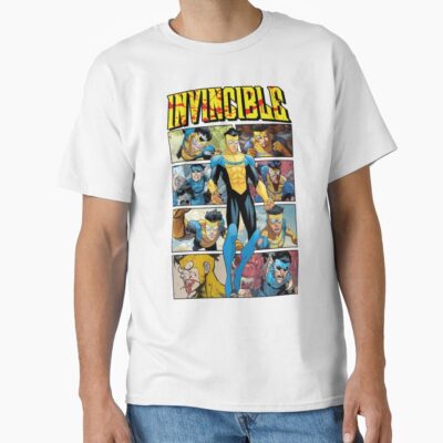 Alternative view of Invincible Comic Memories T-shirt