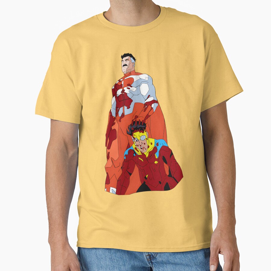 Superhero Father Vintage Son Cartoon Parody Comic T-shirt - Image 6