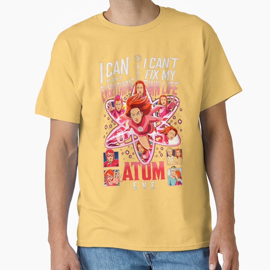 Atom Eve Flower T-shirt - Image 6