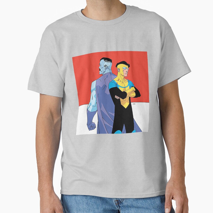 Omniman Superhero Viltrum Invincible Comic Comic T-shirt - Image 3