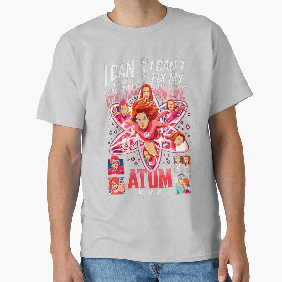 Atom Eve Flower T-shirt - Image 3