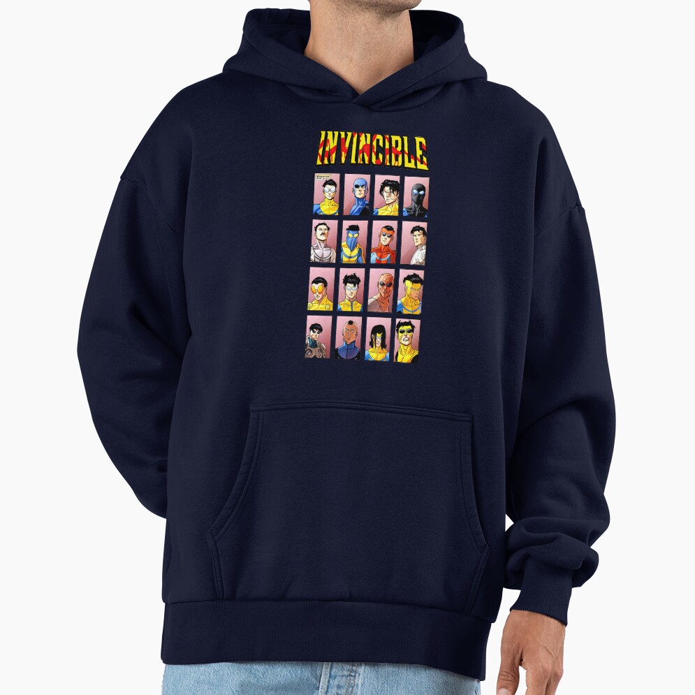 Invincible Superhero Characters Hoodie - Image 5