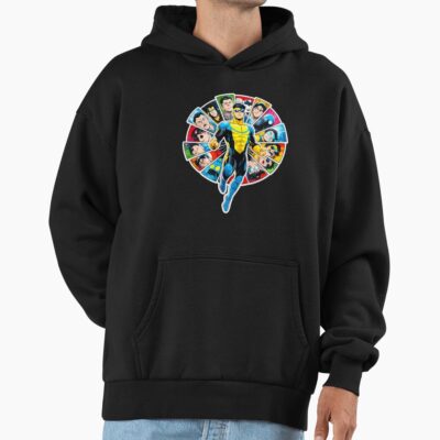 Invincible Sqare Characters Hoodie