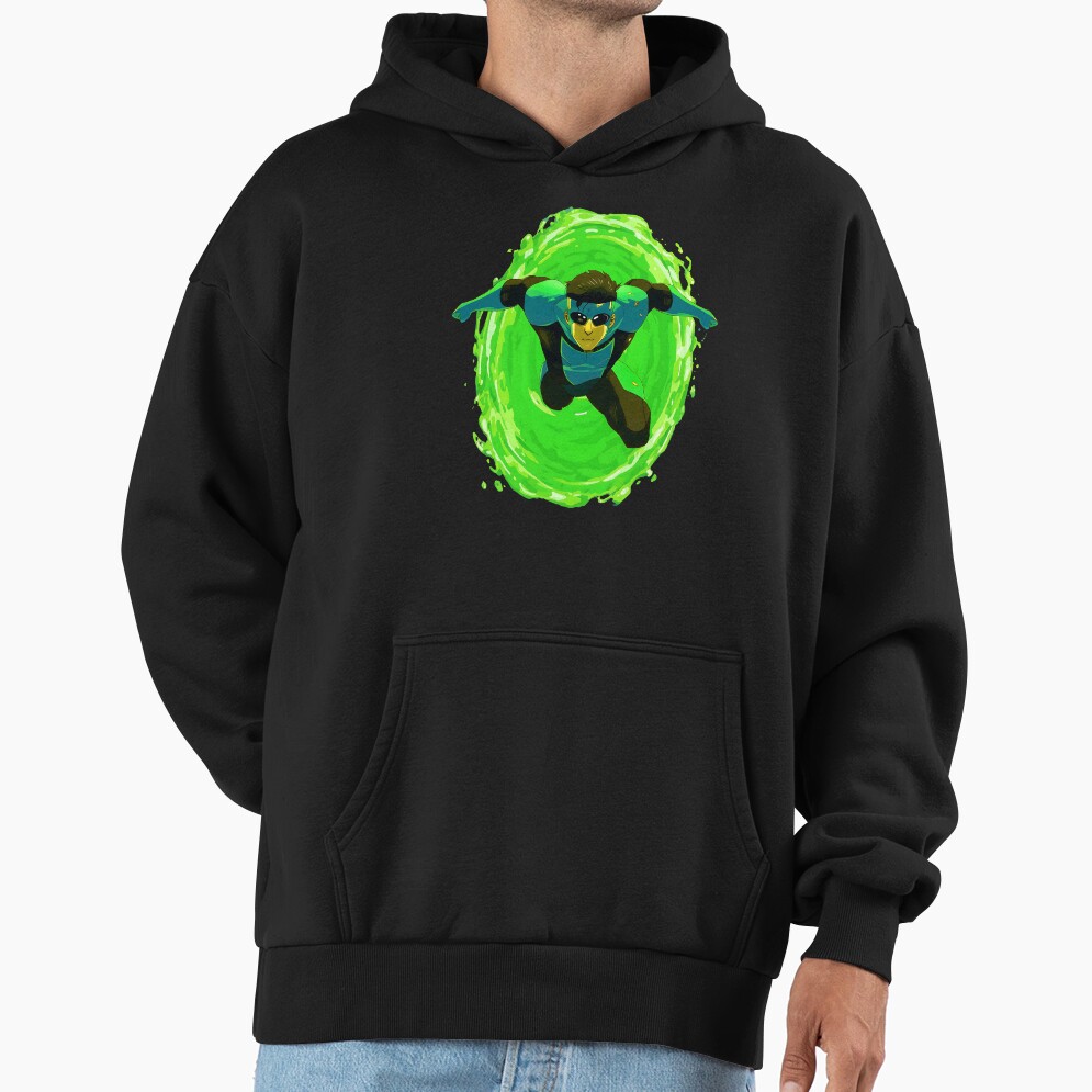 Invincible Green Design Hoodie