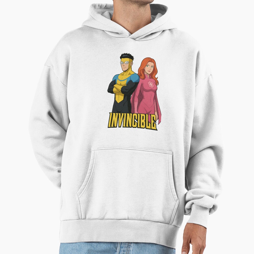 Invincible And Atom Eve Dynamic Comic Duo Artwork Hoodie