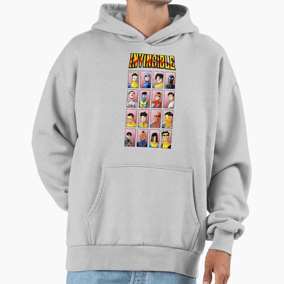 Invincible Superhero Characters Hoodie - Image 4