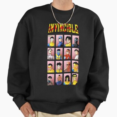 Invincible Superhero Characters Sweatshirt
