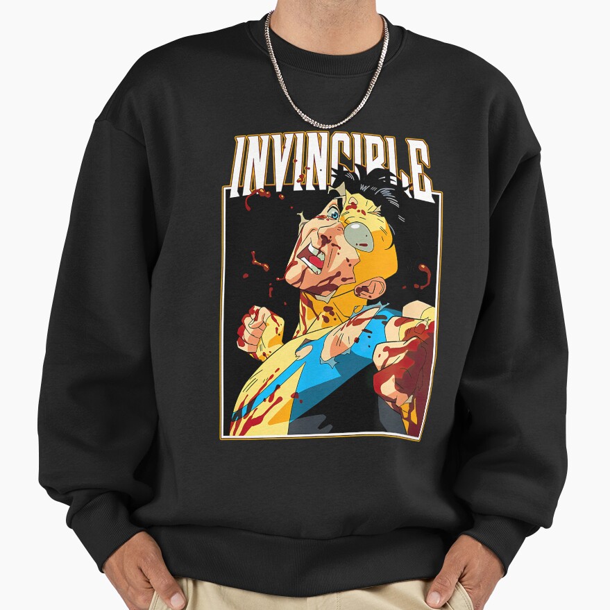 Invincible Battle Damaged Mark Sweatshirt