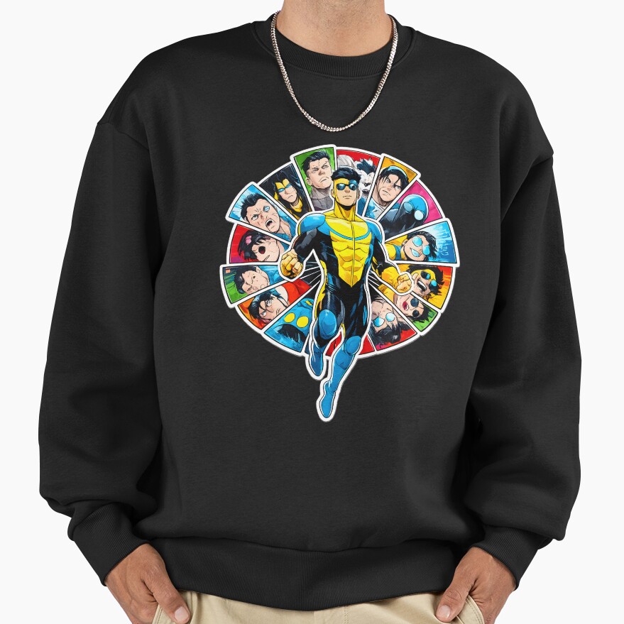 Invincible Sqare Characters Sweatshirt