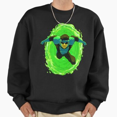 Invincible Green Design Sweatshirt