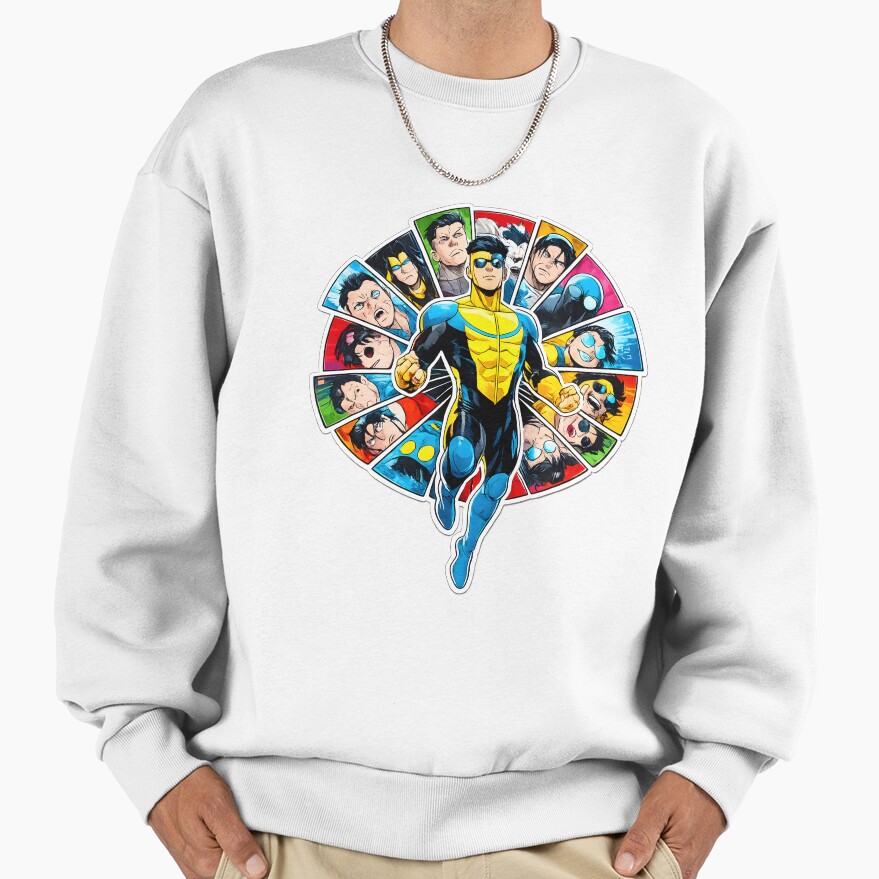 Invincible Sqare Characters Sweatshirt - Image 2