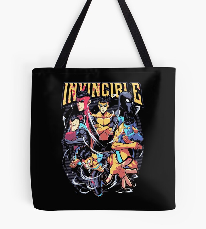 Invincible Mark Superhero Comic Book Tote Bag