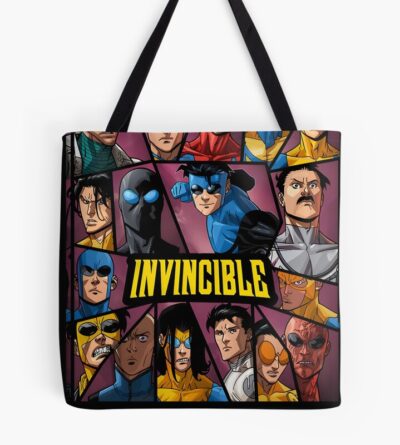 Invincible Many Characters Tote Bag
