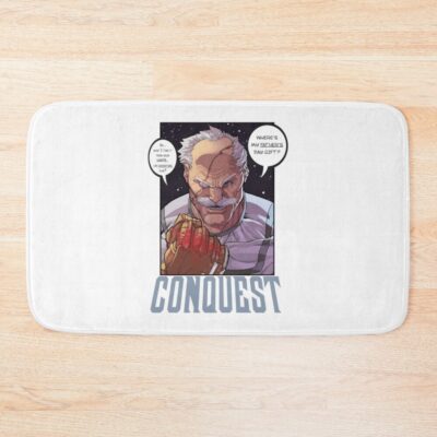 Conquest Invincible Design Brutal Villain Comic Art Dark Superhero Style Invincible Series T Shirt And Merch Bath Mat