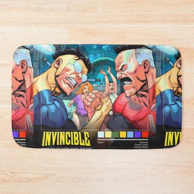Invincible Omniman Fire Bath Mat